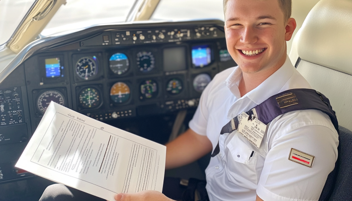 u3992373786_student_pilot_holding_certificate_--ar_43_--styli_f84fae9a-a09e-4496-8601-5176d539afe1_2